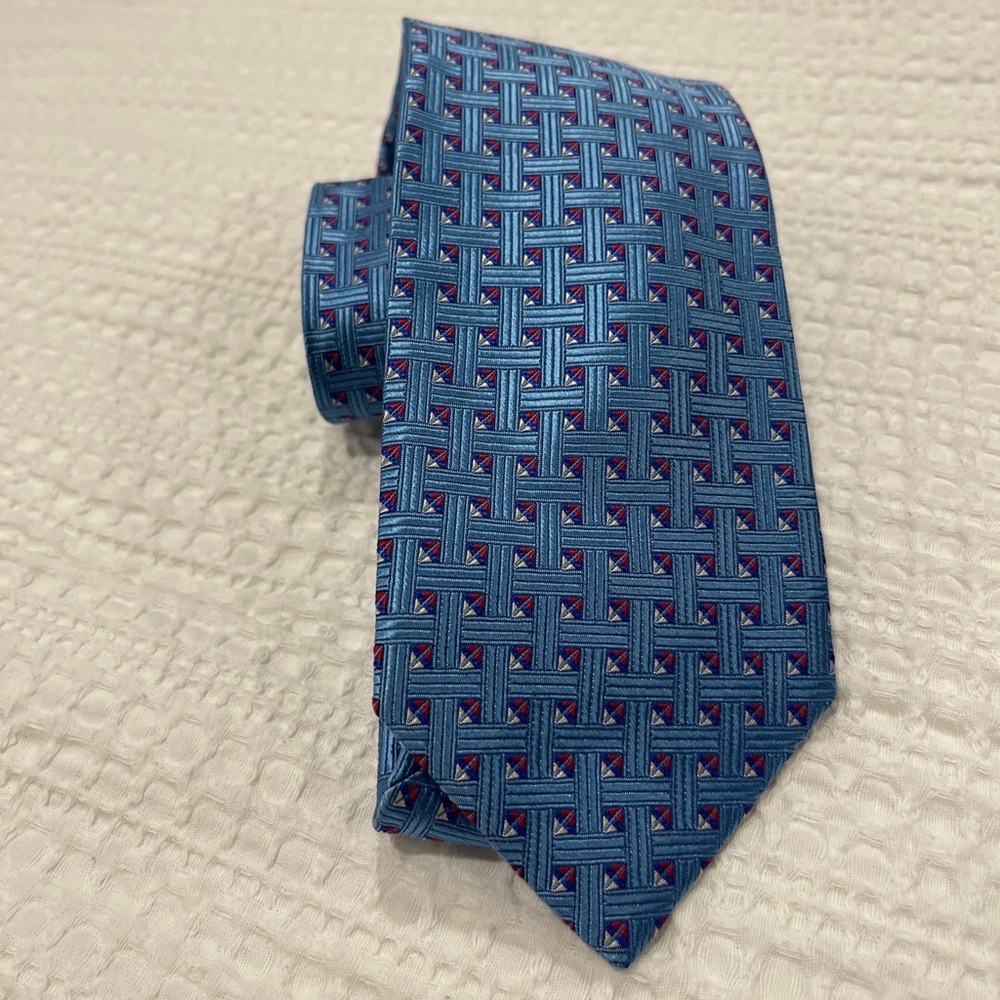 100% Silk Tie, Classic width and length, Robert Talbott designer brand